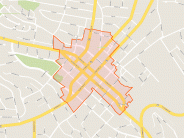 Zoomed in outline of Special Downtown Tax District